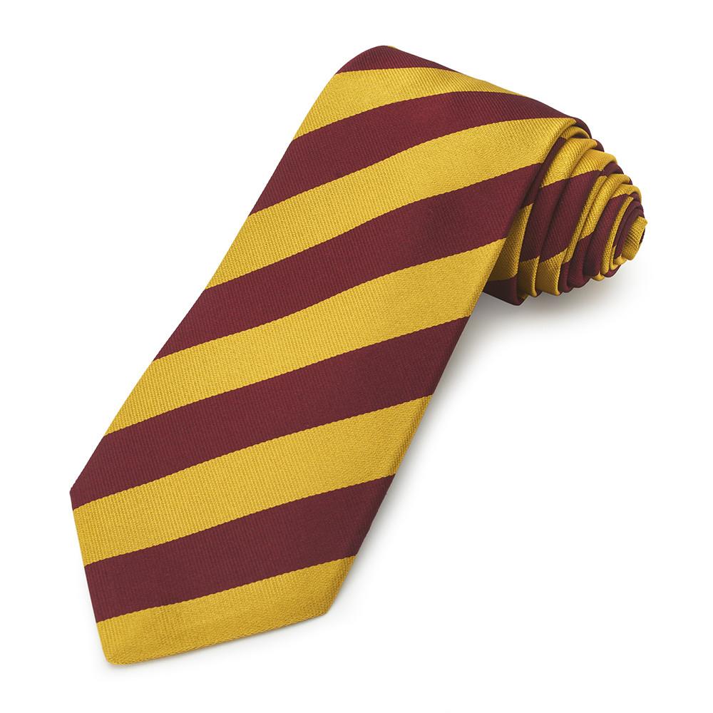 11th Hussars (Prince Albert's Own) Three-Fold Silk Reppe Tie Neckwear Benson And Clegg 