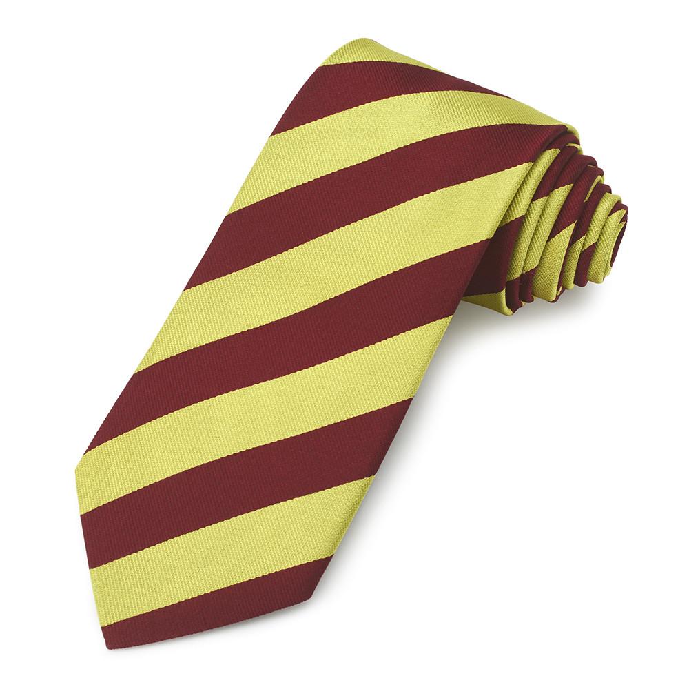 The Kings Royal Hussars Three-Fold Silk Reppe Tie Neckwear Benson And Clegg 