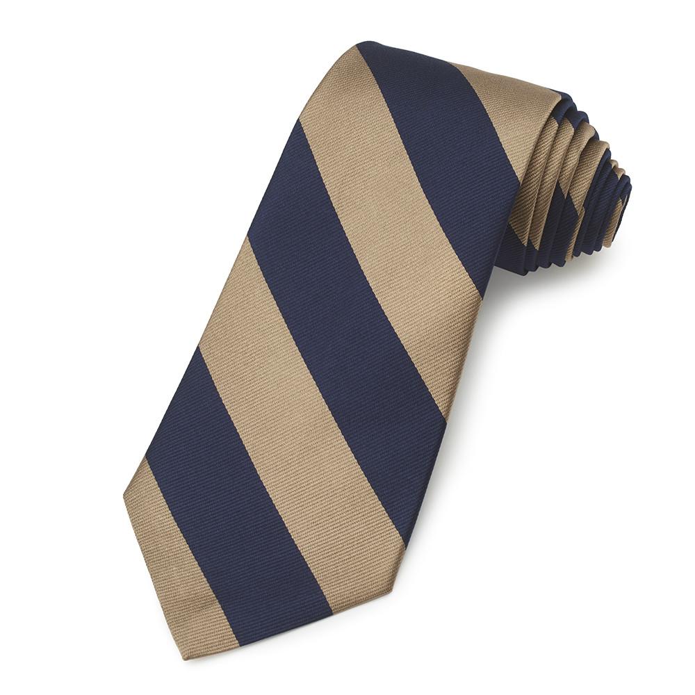 The Buffs (Royal East Kent Regiment) Three-Fold Silk Reppe Tie Neckwear Benson And Clegg 