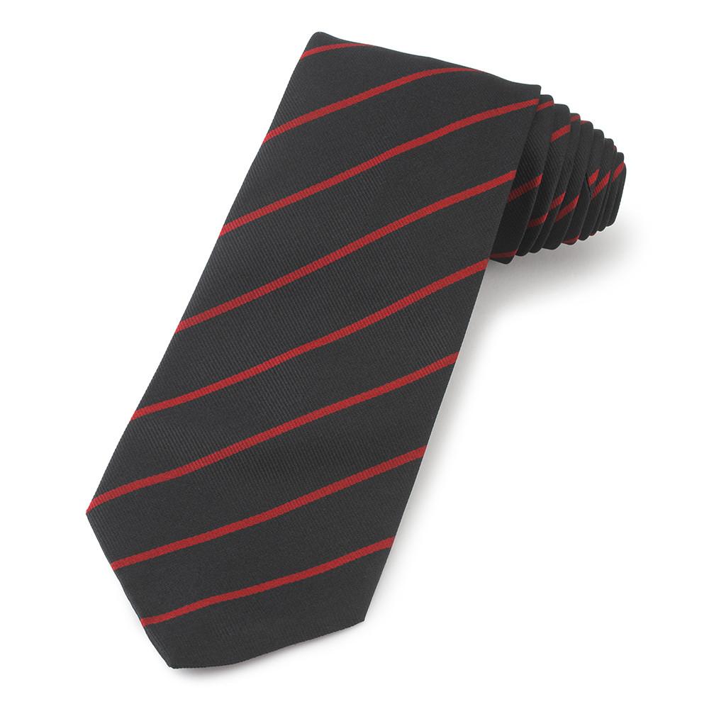Royal Army Ordanance Corps (Navy / Red) Three-Fold Silk Reppe Tie Neckwear Benson And Clegg 