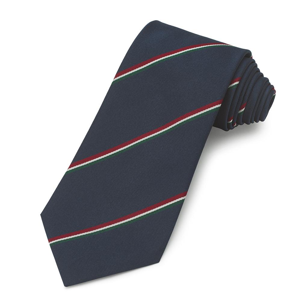 Merchant Navy Three-Fold Silk Reppe Tie Neckwear Benson And Clegg 