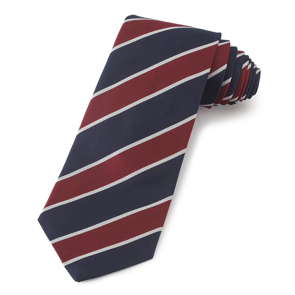 London University Three-Fold Silk Reppe Tie Neckwear Benson And Clegg 