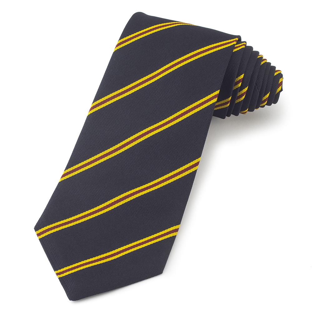 London Hospital Three-Fold Silk Reppe Tie Neckwear Benson And Clegg 