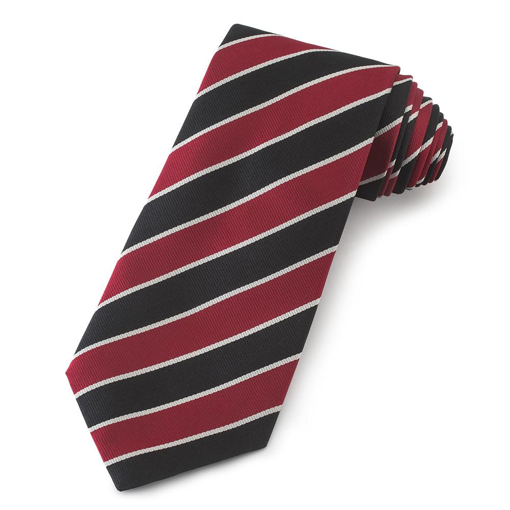 Marlborough College Three-Fold Silk Reppe Tie Neckwear Benson And Clegg 