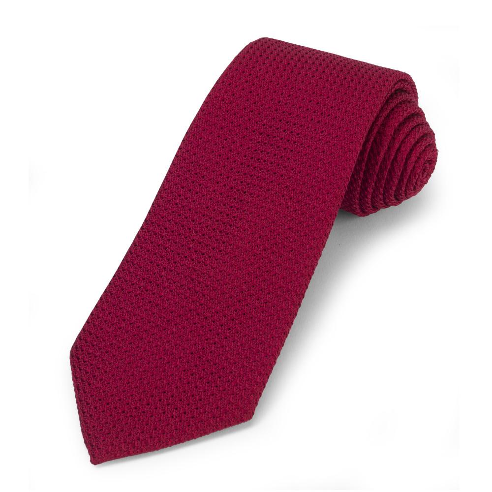 Grenadine (Red) Silk Tie Neckwear Benson And Clegg 