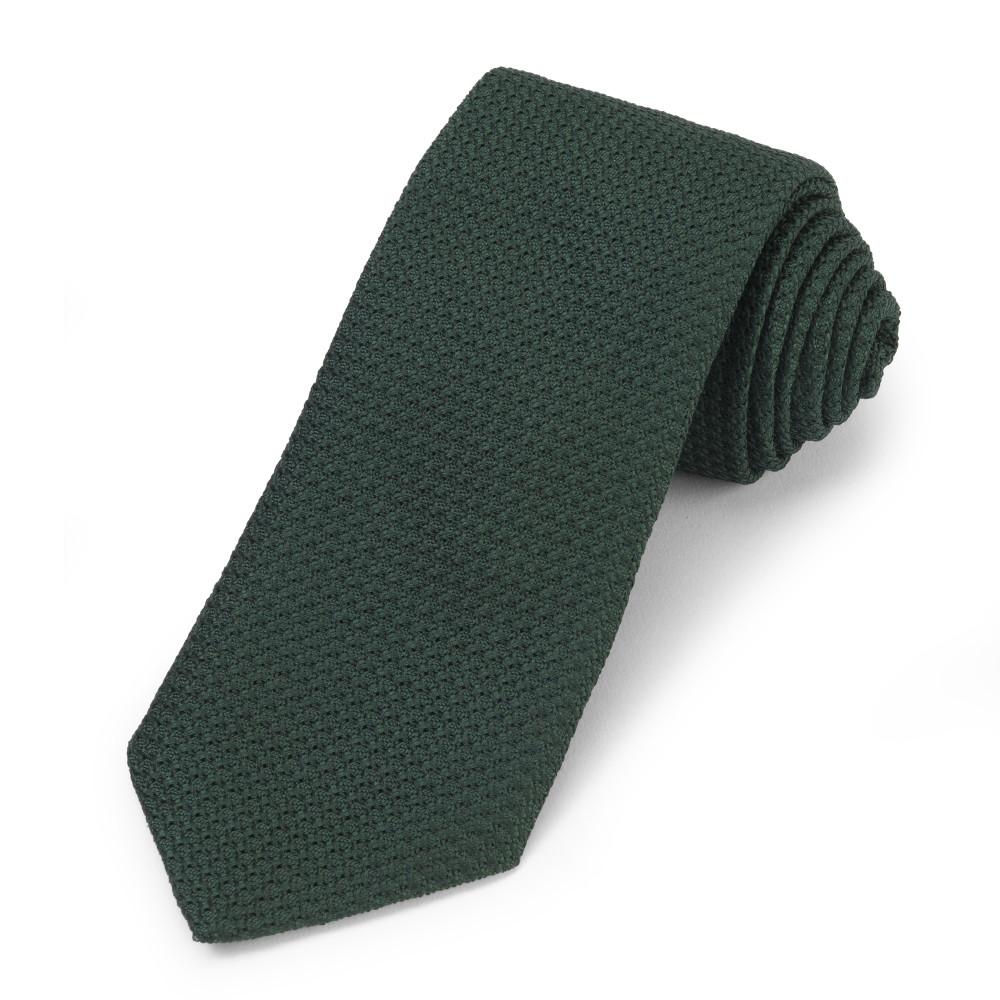Grenadine (Green) Silk Tie Neckwear Benson And Clegg 